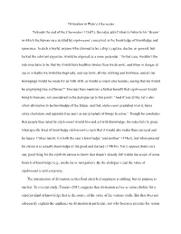 Divination in Plato's Charmides