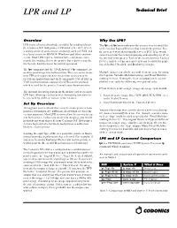 LPR and LP Technical Brief