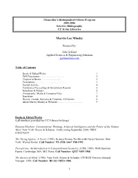 Marvin Minsky & Websites ………………………