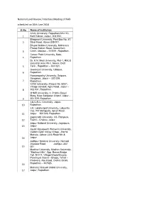 National Level Review / Interface Meeting of NAD Scheduled on 26Th June 2018