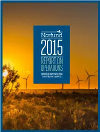 NORWEGIAN INVESTMENT FUND for DEVELOPING COUNTRIES Norfund Report on Operations 2015 THIS IS NORFUND