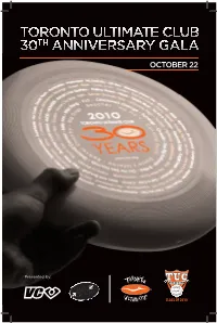TUC 30Th Guide.Indd