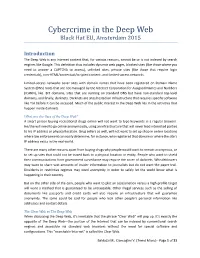 Cybercrime in the Deep Web Black Hat EU, Amsterdam 2015