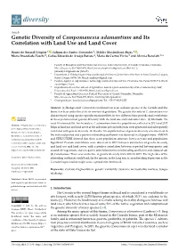 Genetic Diversity of Campomanesia Adamantium and Its Correlation with Land Use and Land Cover