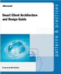 Smart Client Architecture and Design Guide