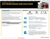 Software Design and Solutions
