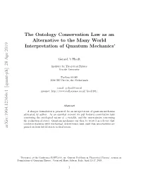 Arxiv:1904.12364V1 [Quant-Ph] 28 Apr 2019