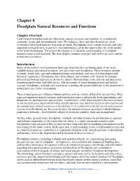 Chapter 8 Floodplain Natural Resources and Functions