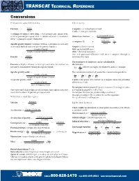 Conversions (PDF)