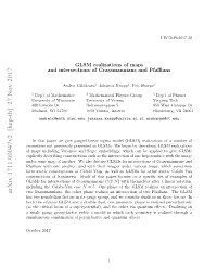 GLSM Realizations of Maps and Intersections of Grassmannians And
