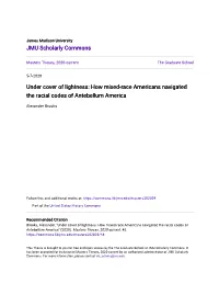 How Mixed-Race Americans Navigated the Racial Codes of Antebellum America
