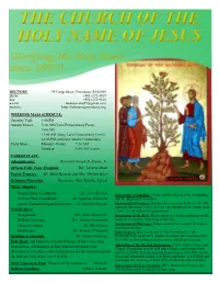 Reverend Joseph D. Santos, Jr. African Cath. Com. Chaplain: Rev