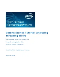 Analyzing Threading Errors