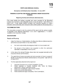 For Discussion at Reports Meeting On
