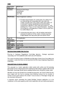 ITEM Application Reference DC/071417 Location: Stockport