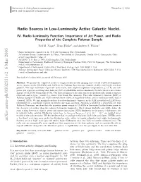 Radio Sources in Low-Luminosity Active Galactic Nuclei