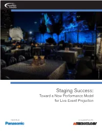 Staging Success: Toward a New Performance Model for Live-Event Projection