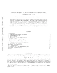 Arxiv:2003.06465V2 [Math.PR]