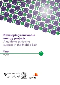Developing Renewable Energy Projects a Guide to Achieving Success in the Middle East