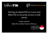 Openvpn Client LAN Internet