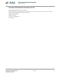 Oxycorps Student/Alumni Interviews Collection