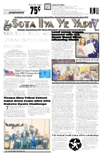 Sota Per Copy STANDARD Inside This Edition – U.S