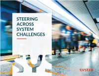 STEERING ACROSS SYSTEM CHALLENGES Summary
