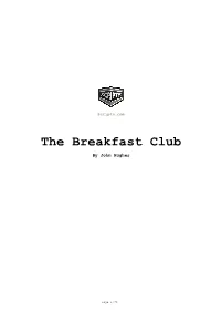The Breakfast Club Movie Script in PDF Format