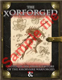 The Xorforged 1