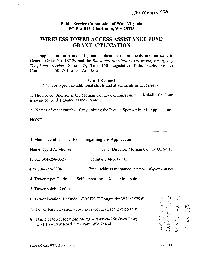 Wireless Tower Access Assistance Fund Grant Application