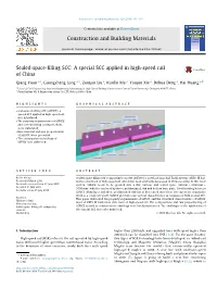 A Special SCC Applied in High-Speed Rail of China