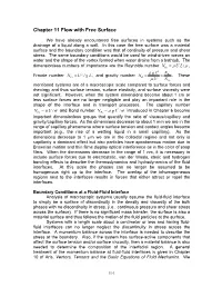 Chapter 11 Flow with Free Surface