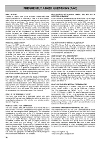 Frequently Asked Questions (Faq)