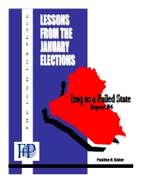 Iraq As a Failed State Report #4