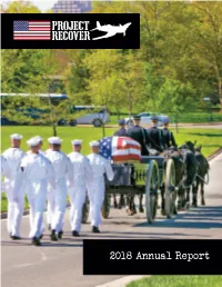 2018 Project Recover Annual Report