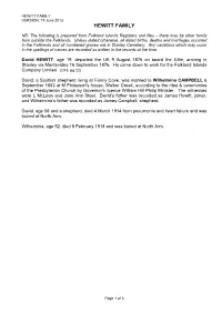 HEWITT David and Wilhelmina.Pdf