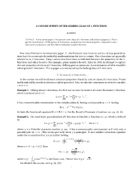 L-Functions of the Selberg Class S