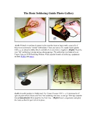 The Basic Soldering Guide Photo Gallery