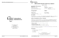 USB-To-Serial Converter for IEI Access Systems