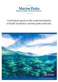 Outer Boundaries of South Australia's Marine Parks Networks