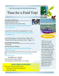 Time for a Field Trip!