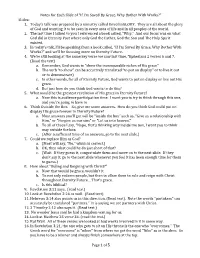 Youteach Year 3 If I'm Saved by Grace, Why Bother with Works?