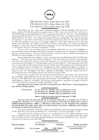 €500,000,000 1.940% Senior Notes Due 2023 €750,000,000 2.652