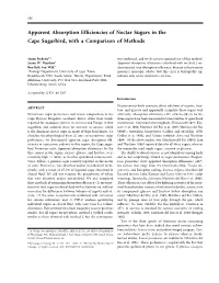 Apparent Absorption Efficiencies of Nectar Sugars in the Cape Sugarbird, with a Comparison of Methods