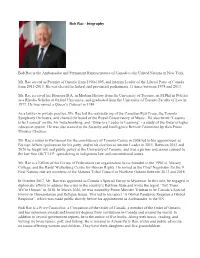 Bob Rae - Biography