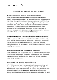 FAQ for the STAR ALLIANCE DIGITAL CONNECTION SERVICE Q. What