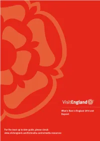 Insert Document Title What's New in England 2016 And
