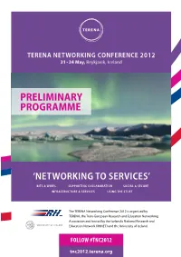 Preliminary Programme