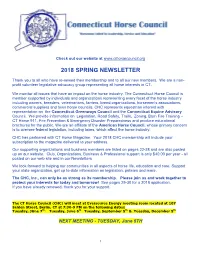 2018 Spring Newsletter