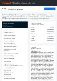 77 Bus Time Schedule & Line Route
